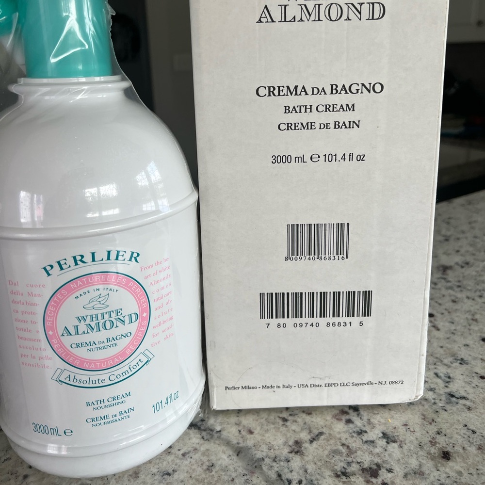 Perlier HUGE white almond bath cream